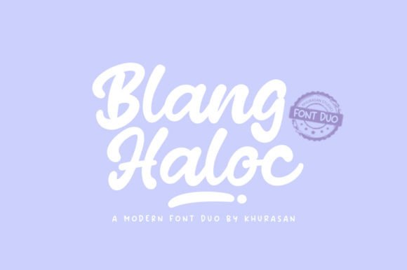 Blang Haloc Duo: A Playful Font for Modern Design