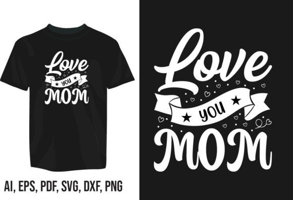 Elegant Mother Typography T-Shirt Design for Creative Projects