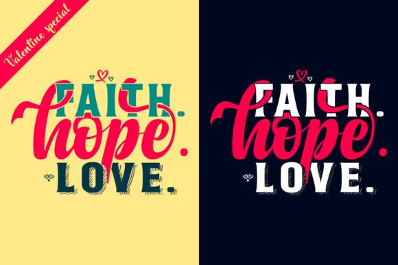 Faith Hope Love: Vector Design for Timeless Projects
