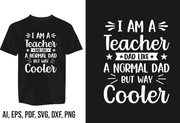 Father's Day Typography T-Shirt Design: A Professional Asset
